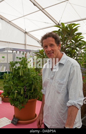 Monty Don bei der RHS Hampton Court Palace Flower Show 2013 Stockfoto