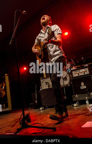 Segrate Mailand Italien. 9. Juli 2013. DIE LUMINEERS amerikanische Folk-Rock-Band im Circolo Magnolia während un Altro Festival 2013" Credit tritt: Rodolfo weitertransferiert/Alamy Live News Stockfoto