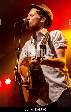 Segrate Mailand Italien. 9. Juli 2013. DIE LUMINEERS amerikanische Folk-Rock-Band im Circolo Magnolia während un Altro Festival 2013" Credit tritt: Rodolfo weitertransferiert/Alamy Live News Stockfoto