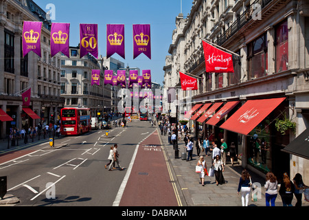 Hamleys Spielwarenladen, Regent Street, London, England Stockfoto