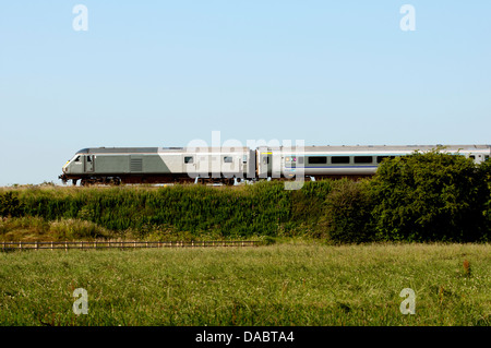 Chiltern Railways Mainline Train, Seitenansicht Stockfoto