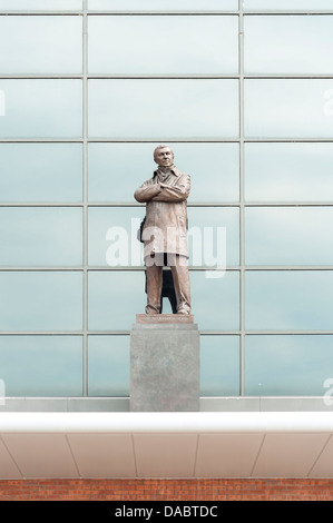 Sir Alex Ferguson Statue, Manchester United Football Ground, UK Stockfoto