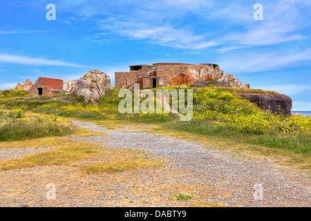 Grandes Rocques, Fort, Guernsey, Großbritannien Stockfoto