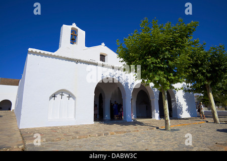 Kirche Sant Carles De Peralta (San Carlos), Ibiza, Spanien, Europa Stockfoto