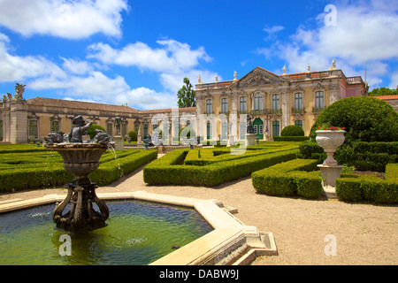 Ballsaal Flügel, Palacio de Queluz, Lissabon, Portugal, Süd-West-Europa Stockfoto