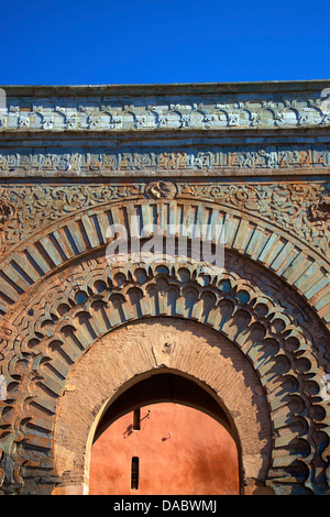 Bab Agnaou, UNESCO-Weltkulturerbe, Marrakesch, Marokko, Nordafrika, Afrika Stockfoto