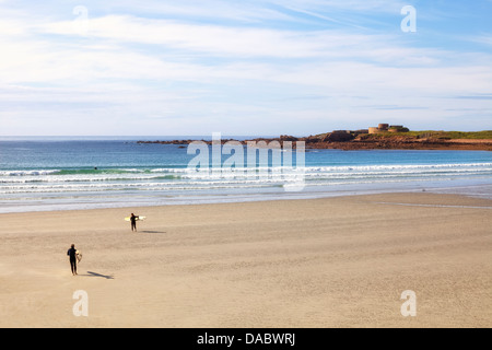 Fort Hommet, Vazoner Bay, Guernsey, Großbritannien Stockfoto