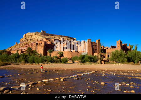 Ait-Benhaddou Kasbah, Marokko, Nordafrika Stockfoto