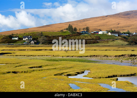Landschaft in der Nähe von Mulranny, County Mayo, Connaught (Connacht), Republik Irland, Europa Stockfoto
