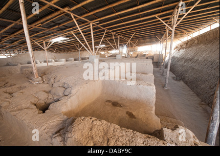 Tucume archäologischen Komplex und Königliche Gräber Website Museum in der Nähe von Chiclayo, Peru, Südamerika Stockfoto