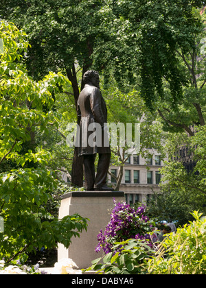 Roscoe Volunteers Statue, Madison Square Garden, New York Stockfoto