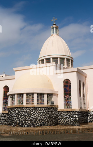 Er011 Afrika, Eritrea, Massawa, Tualud Insel, Domkirche St. Marien Stockfoto