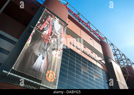 Sir Alex Ferguson Stand, Manchester United, Großbritannien Stockfoto