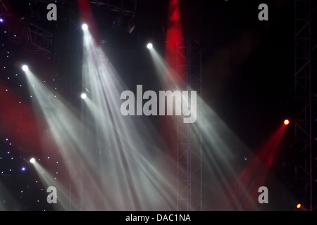 Bild der Bühne Lichteffekte Stockfoto