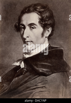 Komponist Carl Maria von Weber. Foto eines Gemäldes Stockfoto