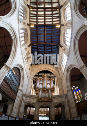 Das Innere des St. Marien Kirche, Oxford - Fischaugen Ansicht 4 Stockfoto