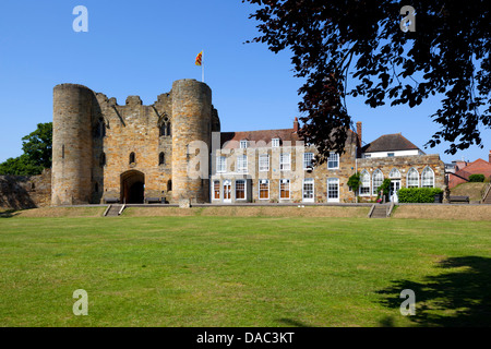 Tonbridge Castle, Tonbridge, Kent, England, UK Stockfoto