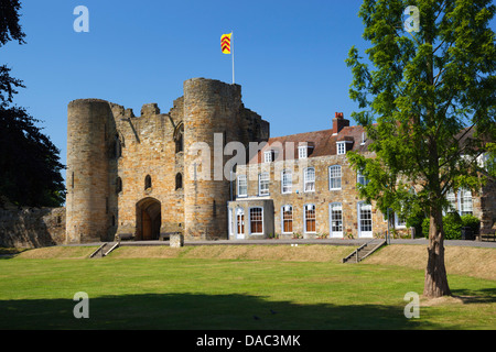 Tonbridge Castle, Tonbridge, Kent, England, Vereinigtes Königreich, Europa Stockfoto