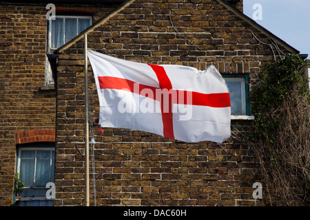 GBR-Flag, Union Jack, St. George, England, England Flagge Stockfoto