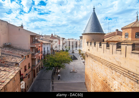 Olite Burg in Navarra, Spanien Stockfoto