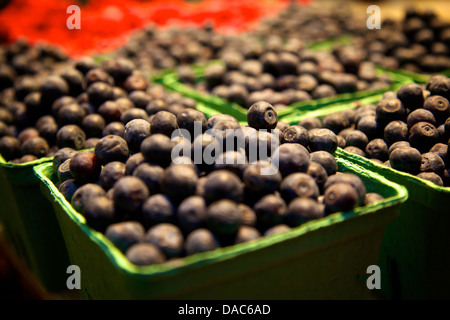 Public Market an der Granville Island, Vancouver Stockfoto