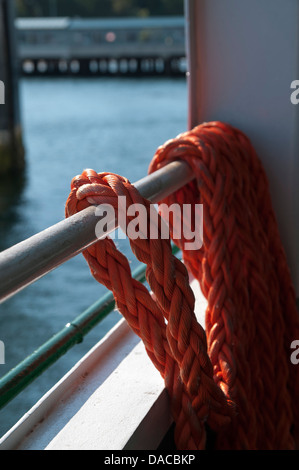 Seil auf der Whidbey-Island-Fähre, WA Stockfoto