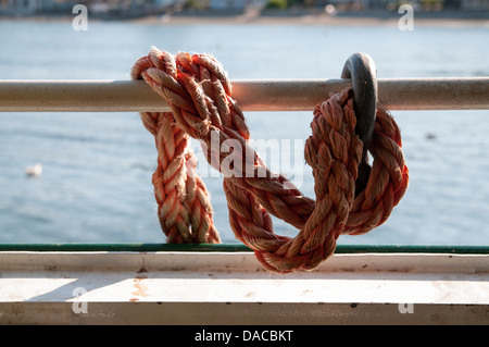 Seil auf der Whidbey-Island-Fähre, WA Stockfoto