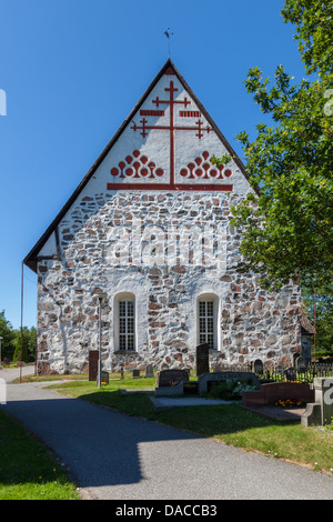 St.-Nikolaus-Kirche in Inkoo, Finnland Stockfoto