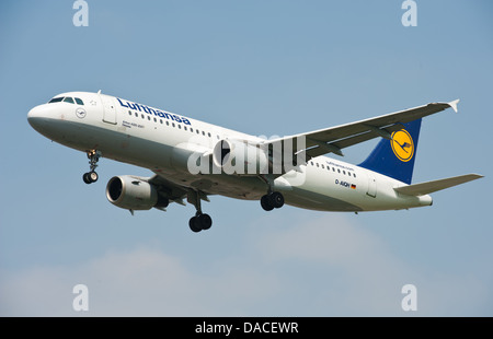 Lufthansa Airbus A320 Stockfoto