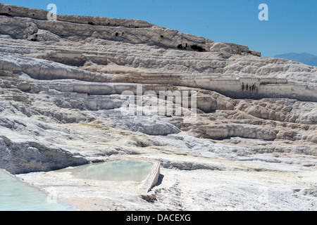 Pamukkale Baumwolle Burg Stockfoto