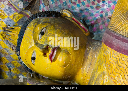 Asien, Dambulla, goldenen Tempel von Dambulla, Sri Lanka, Zentralprovinz Höhle Nr. 4 Stockfoto