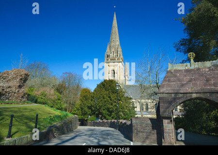 Llandaff Cathedral, Llandaff, Cardiff, Wales, Vereinigtes Königreich, Europa Stockfoto