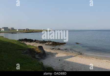 Strand Port Charlotte Insel Islay Schottland Juli 2013 Stockfoto