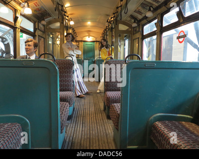 1970er Jahren Eisenbahnwagen Stockfoto