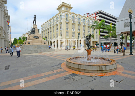 Fußgängerzone in der alten Stadt Ecuadors, Guayaquil Stockfoto