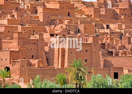 Ksar Ait Benhaddou, Marokko, Ait-Ben-Haddou Stockfoto