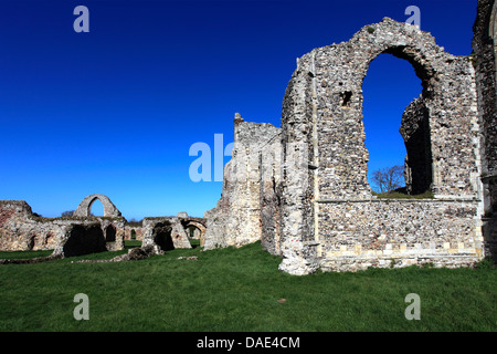 Die Ruinen von Leiston Abbey in der Nähe von Aldeburgh in Suffolk County, England, Großbritannien Stockfoto