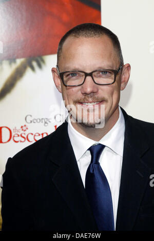 Schauspieler Matthew Lillard kommt bei der Premiere von "The Descendants" Samuel Goldwyn Theatre in Beverly Hills, Los Angeles, USA, am 15. November 2011. Foto: Hubert Boesl Stockfoto