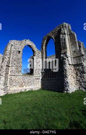 Die Ruinen von Leiston Abbey in der Nähe von Aldeburgh in Suffolk County, England, Großbritannien Stockfoto