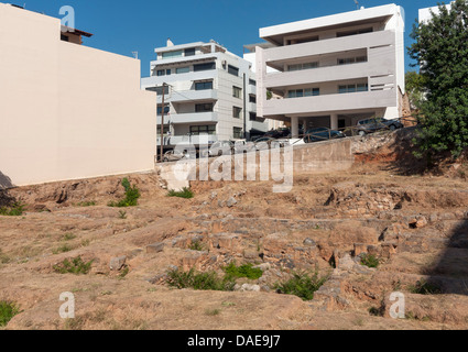 Ruinen der antiken Stadt Kamara, Agios Nikolaos, Kreta, Griechenland Stockfoto