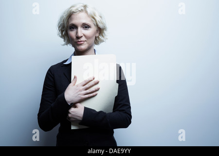 Studio-Porträt der Geschäftsfrau Datei Stockfoto