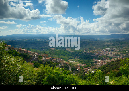 Panoramablick über die Sila, Italien, Calabrien Stockfoto