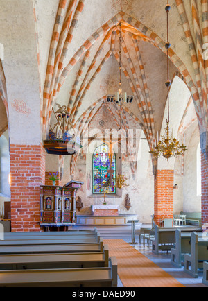 Kirche St. Catherine in Karjaa, Finnland Stockfoto
