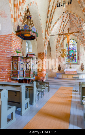 Kirche St. Catherine in Karjaa, Finnland Stockfoto