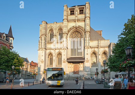 Die Stiftskirche St. Peter Kirche / Sint-Pieterskerk in Leuven / Louvain, Flämisch-Brabant, Flandern, Belgien Stockfoto