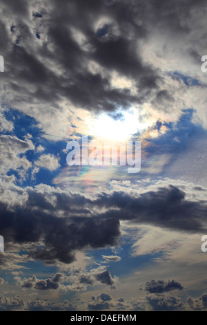 Wolke schillern, Deutschland Stockfoto