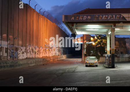 Die Trennmauer in Bethlehem, Palästina Stockfoto