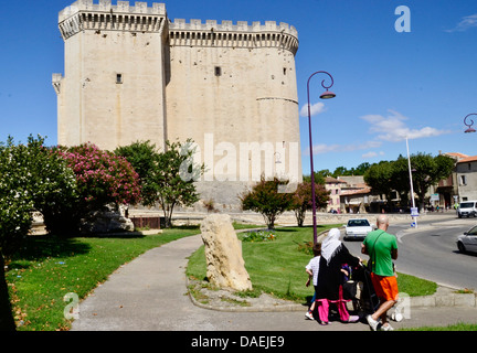 Burg Tarascon, Rhone, Languedoc, Frankreich Stockfoto