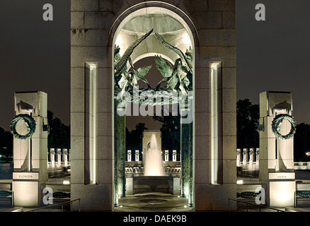 World War II Memorial, National Mall, Washington DC, USA Stockfoto