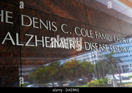 Miami Beach Florida, Mount Sinai Medical Center, Krankenhaus, Alzheimer-Forschung, FL130518004 Stockfoto